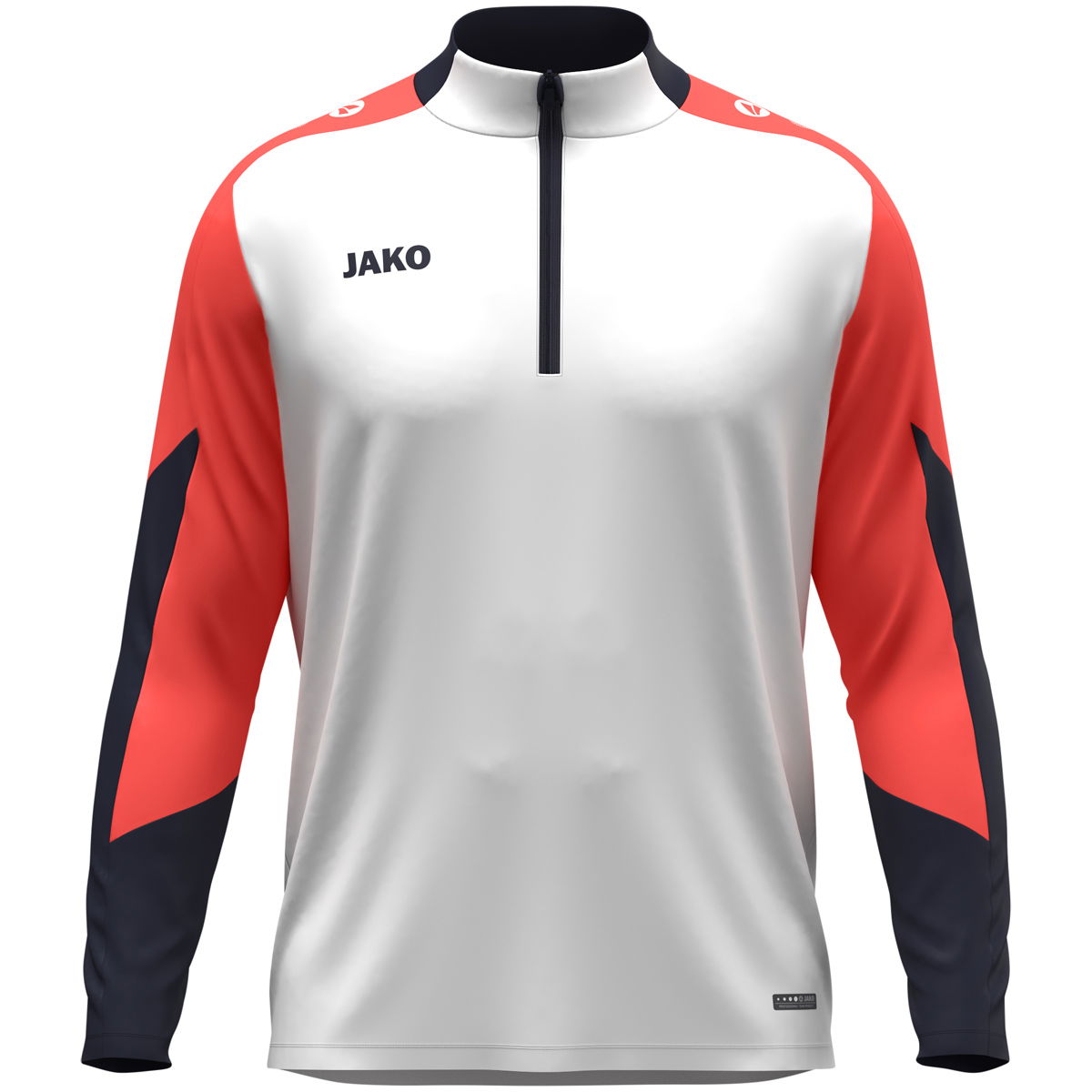 Ziptop Dynamic weiß/coral/marine 3XL