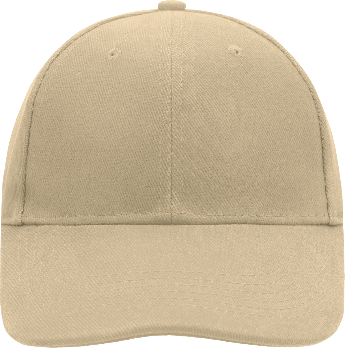 6 Panel Cap Laminated beige One Size