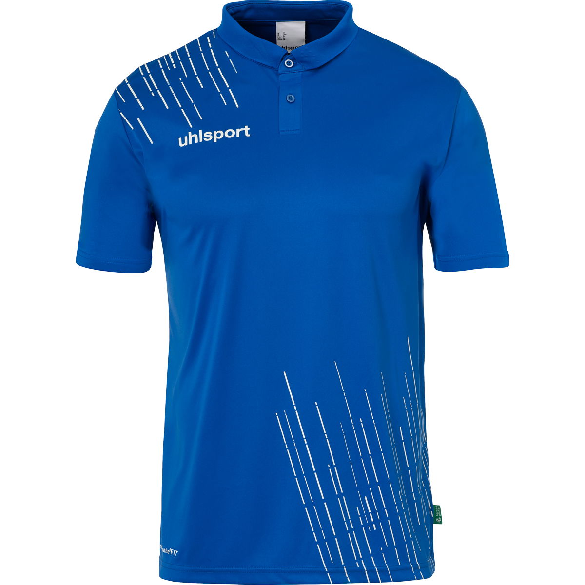 Score 26 Poly Polo Azurblau/weiß 5XL