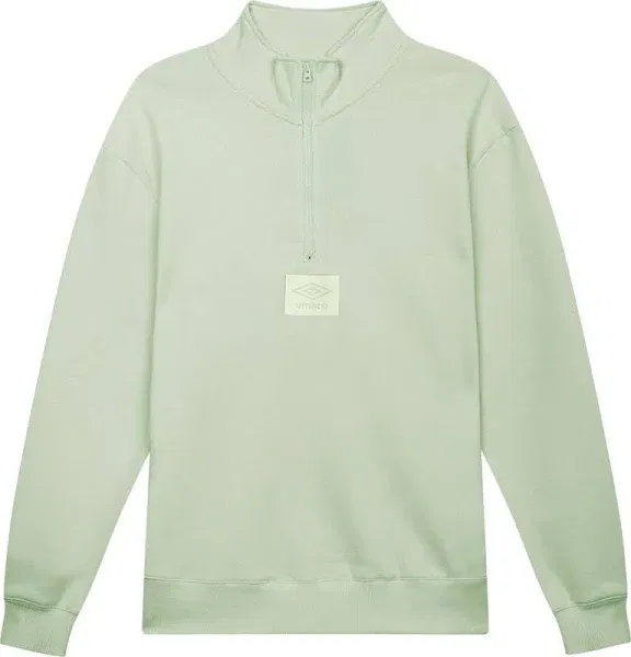 Small Logo 1/4 Zip Fleece Frosty Green XXL