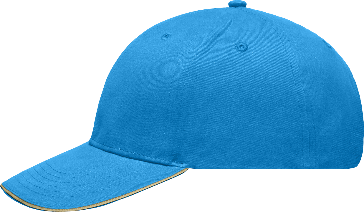 Light Brushed Sandwich Cap turquoise/beige One Size