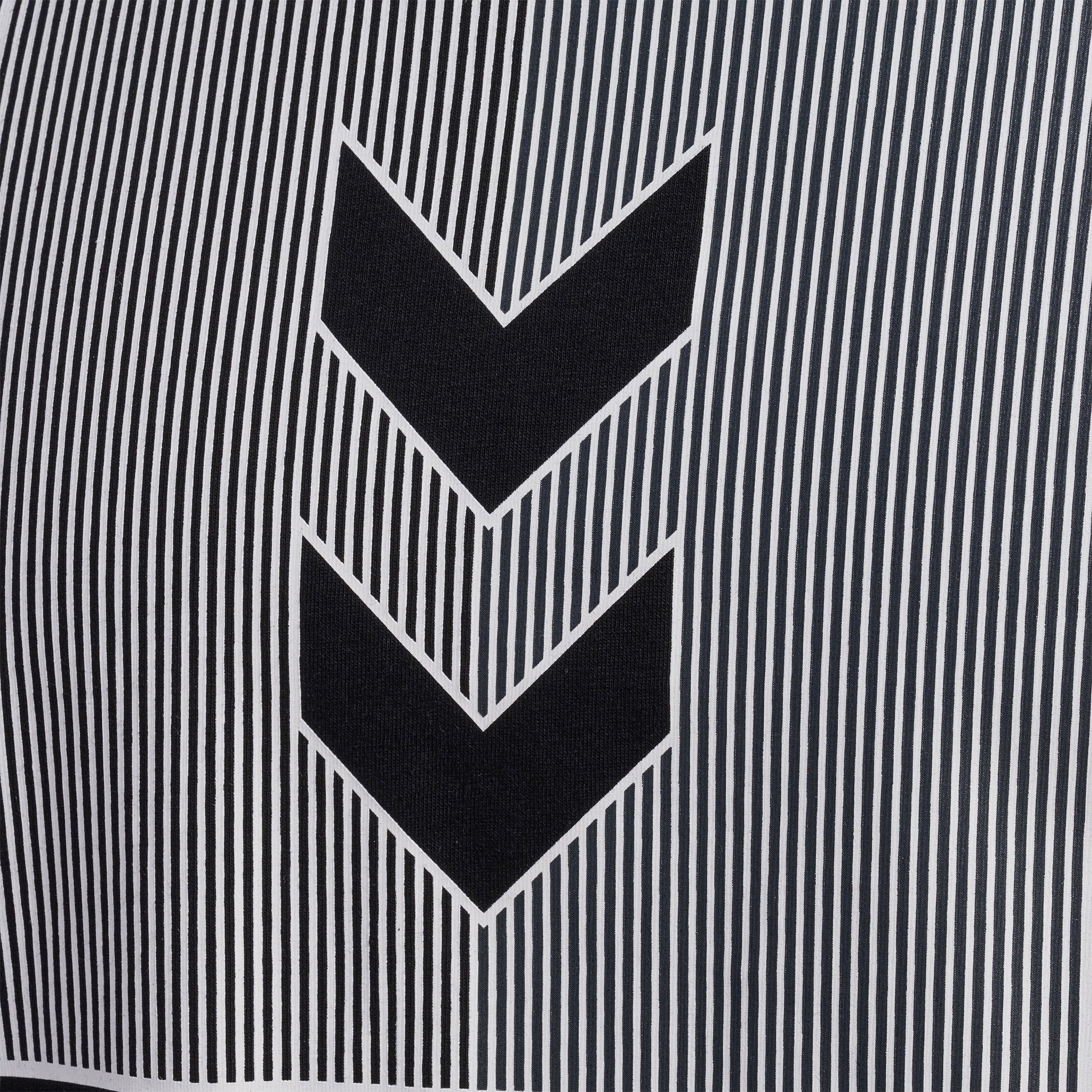 hmlACTIVE STRIPE CO TEE S/S black XL