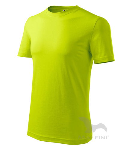 Classic New T-Shirt Herren zitronengrün S