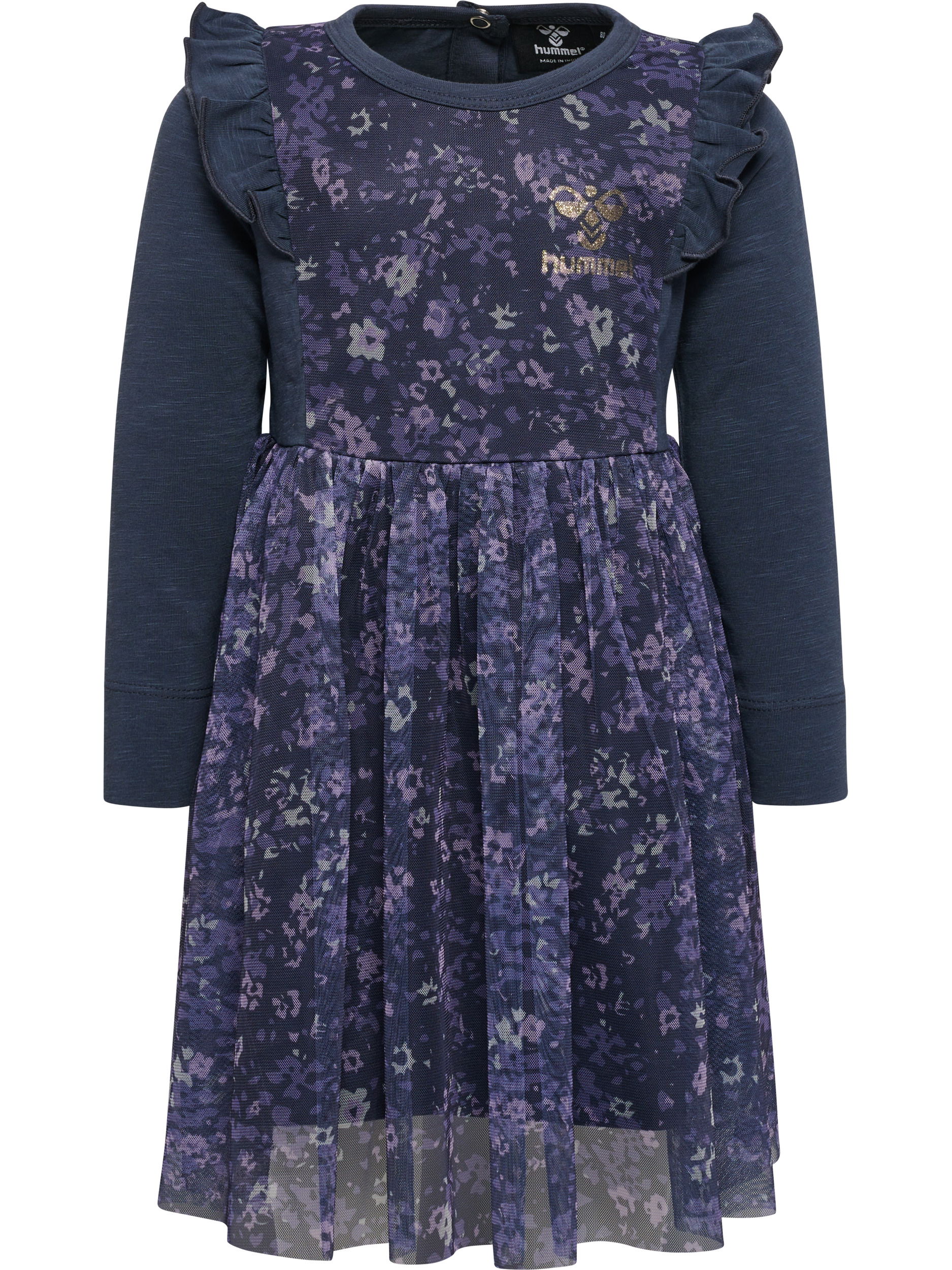 hmlOANN DRESS L/S ombre blue  98