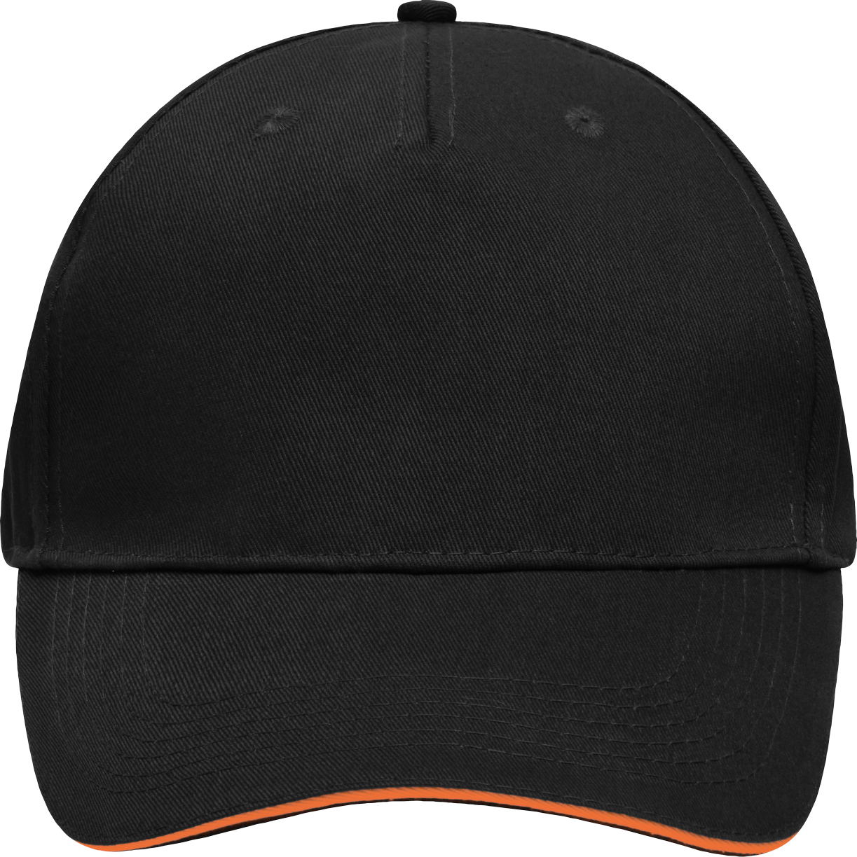 black/orange