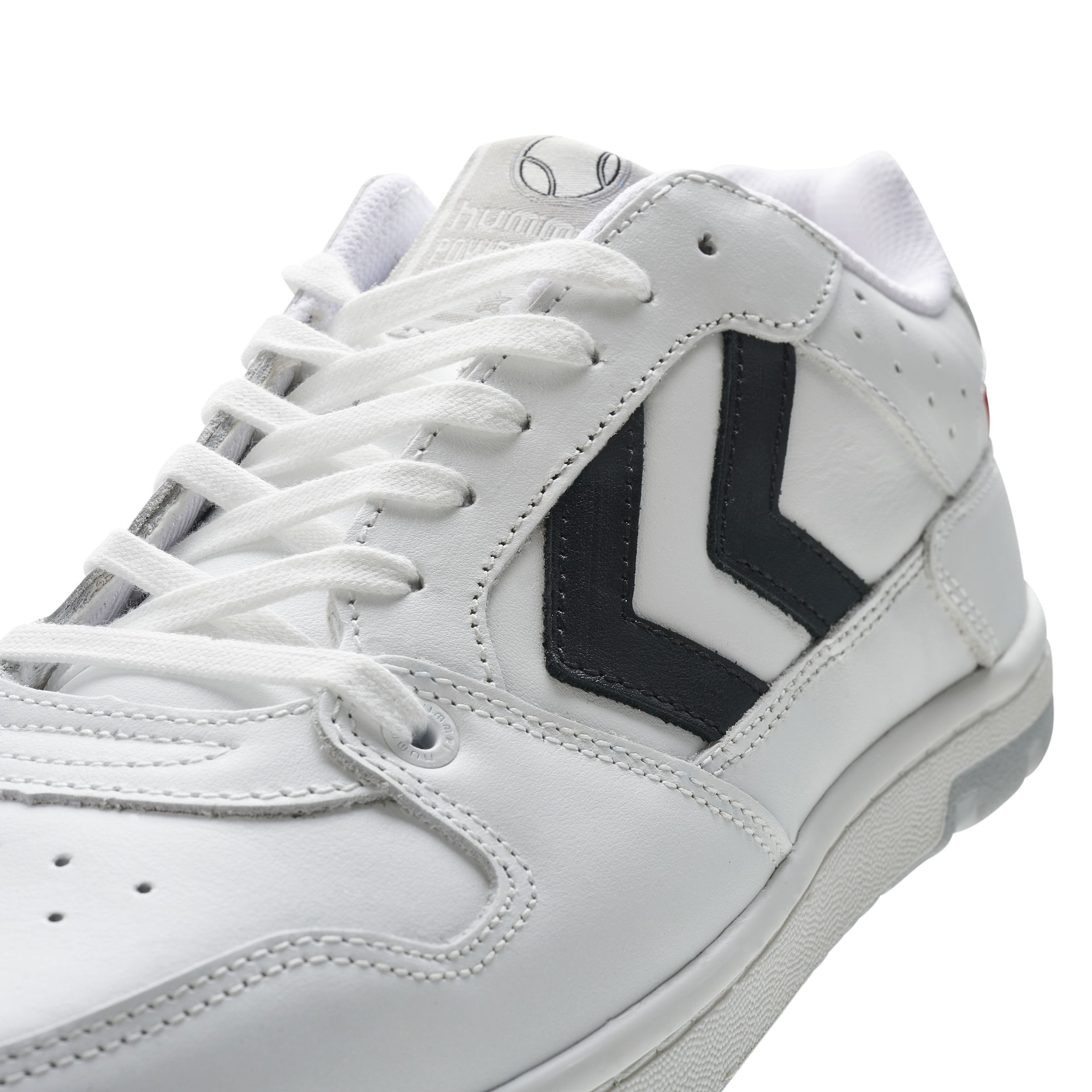 POWER PLAY LEATHER white/black/grey 36
