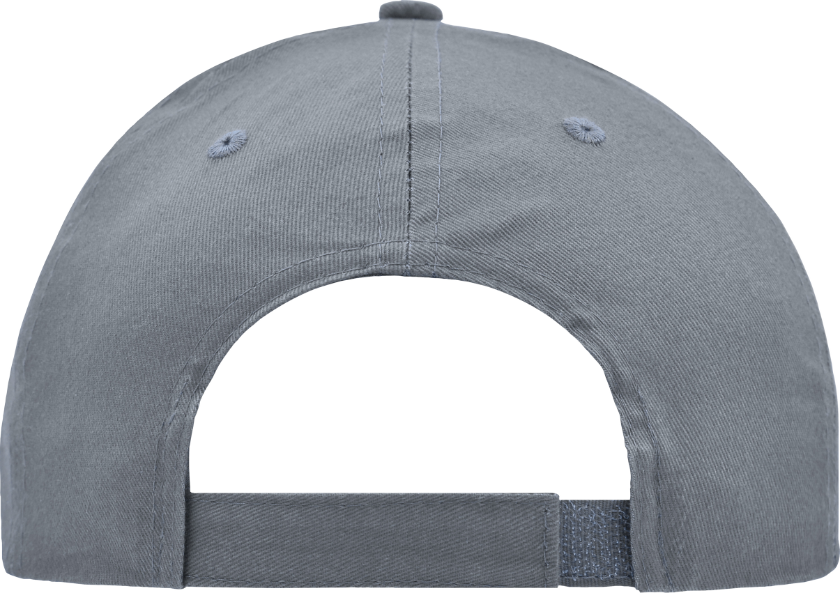 Brushed 6 Panel Cap grey One Size