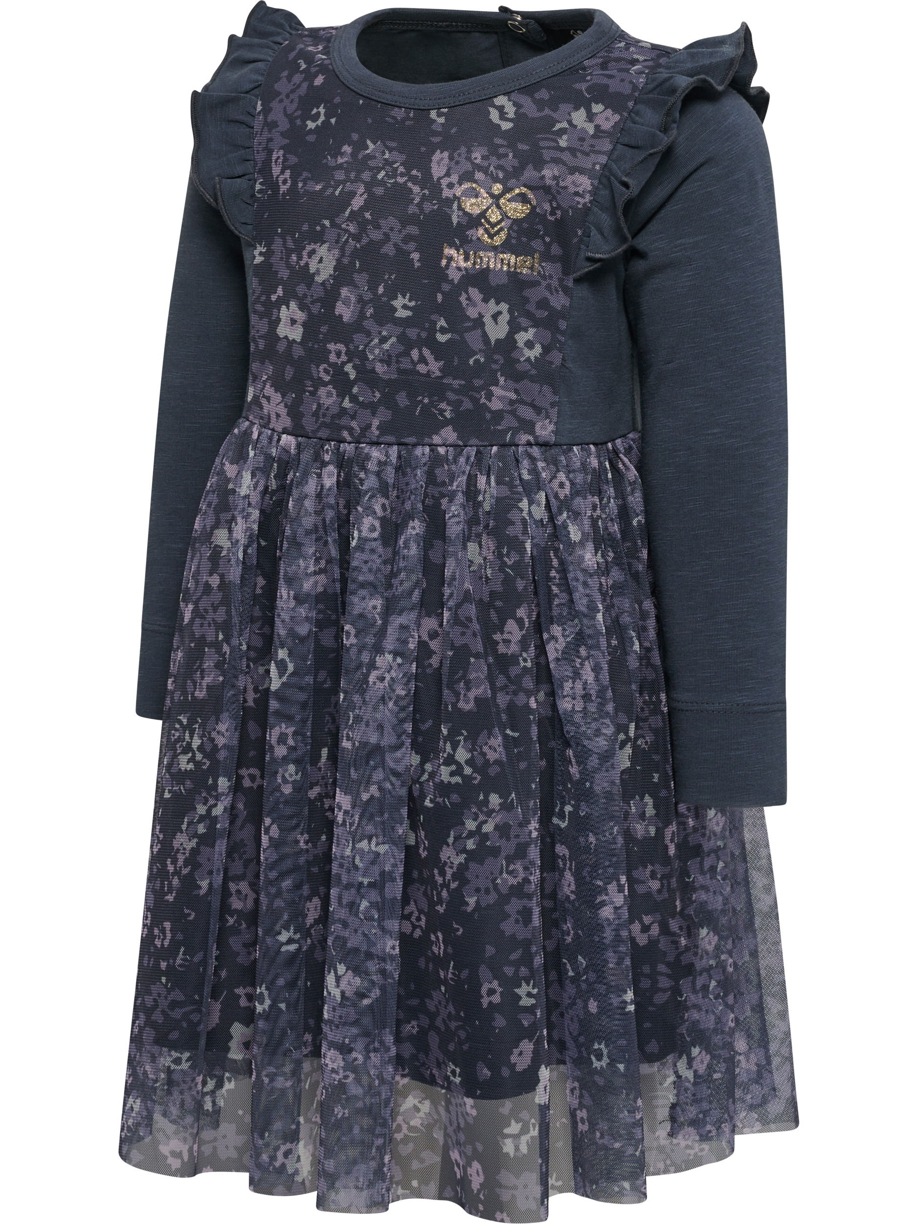 hmlOANN DRESS L/S ombre blue  98