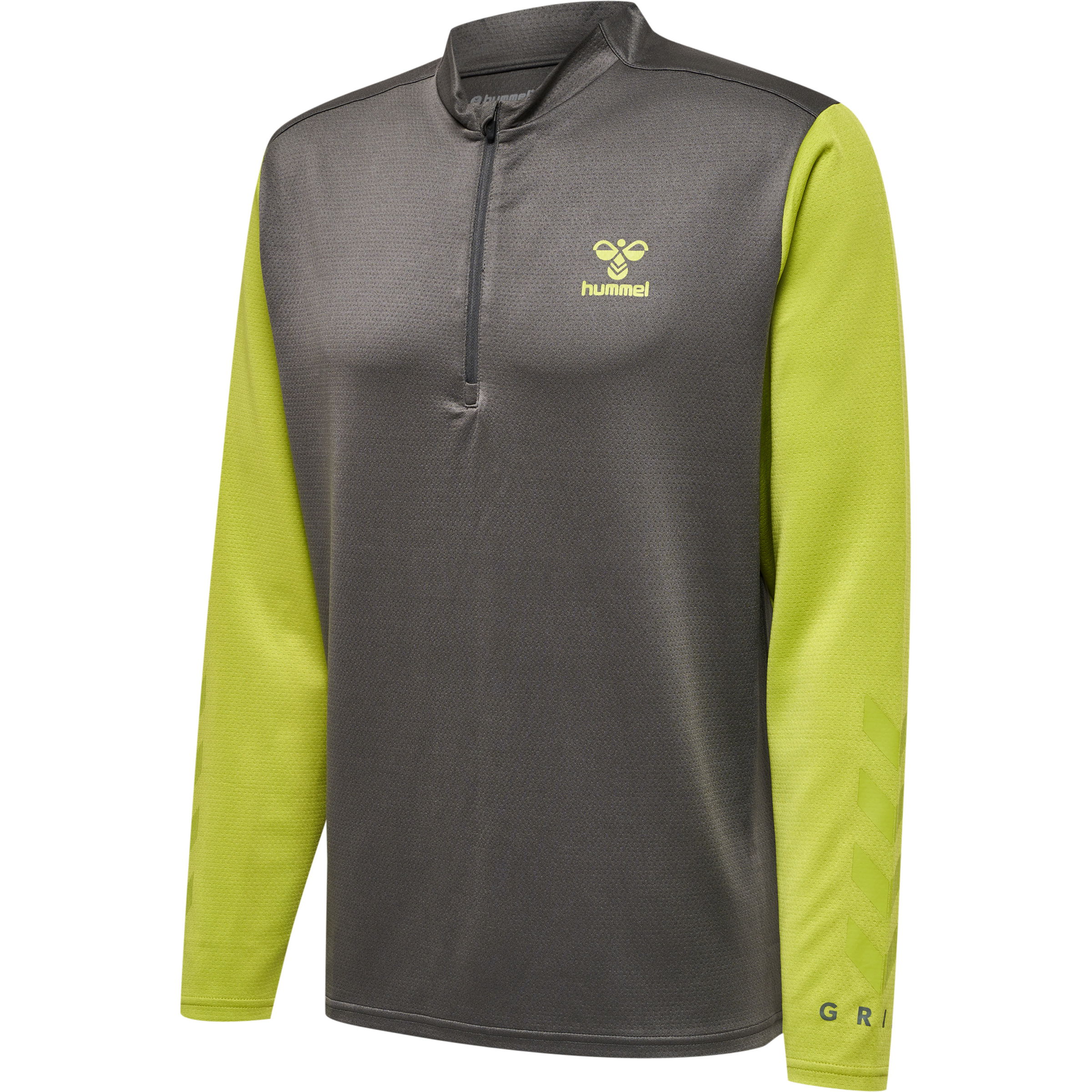 hmlONGRID 1/2 ZIP POLY SWEAT