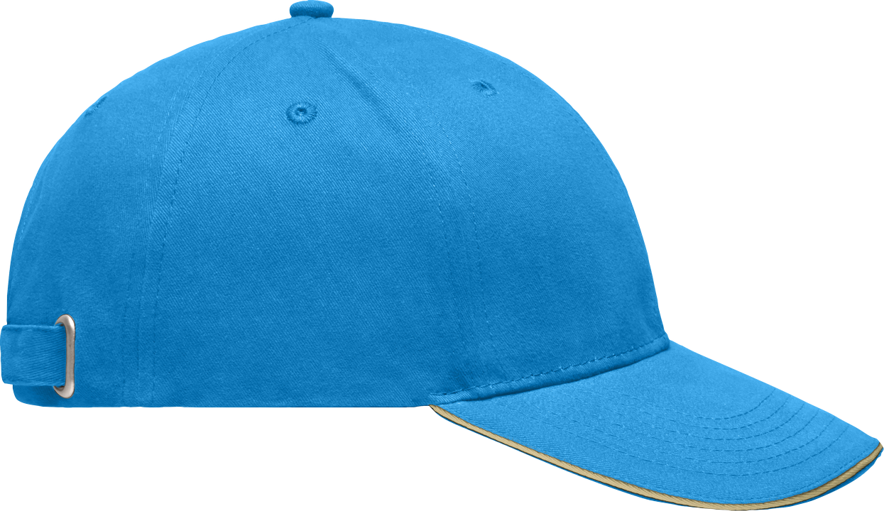 Light Brushed Sandwich Cap turquoise/beige One Size