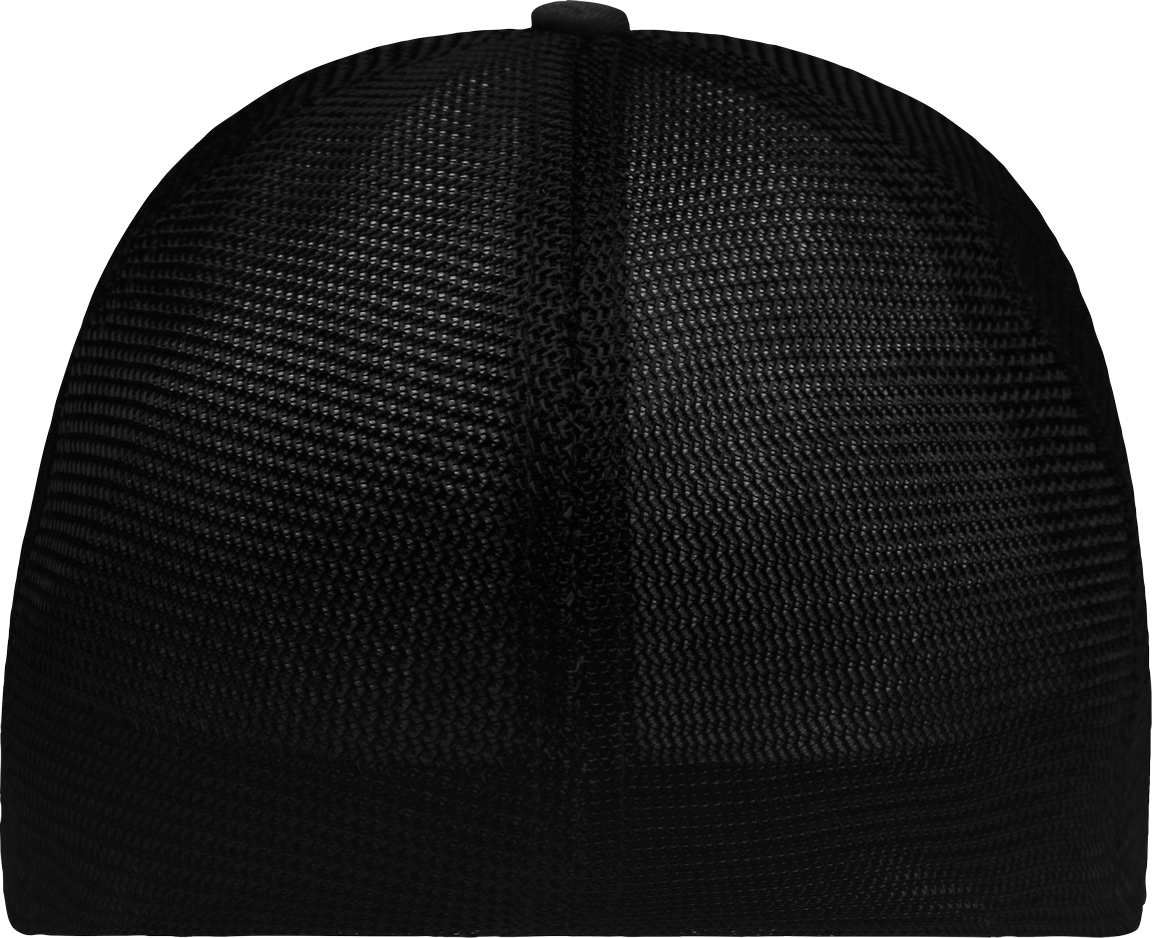 6 Panel Elastic Fit Mesh Cap black/black L/XL