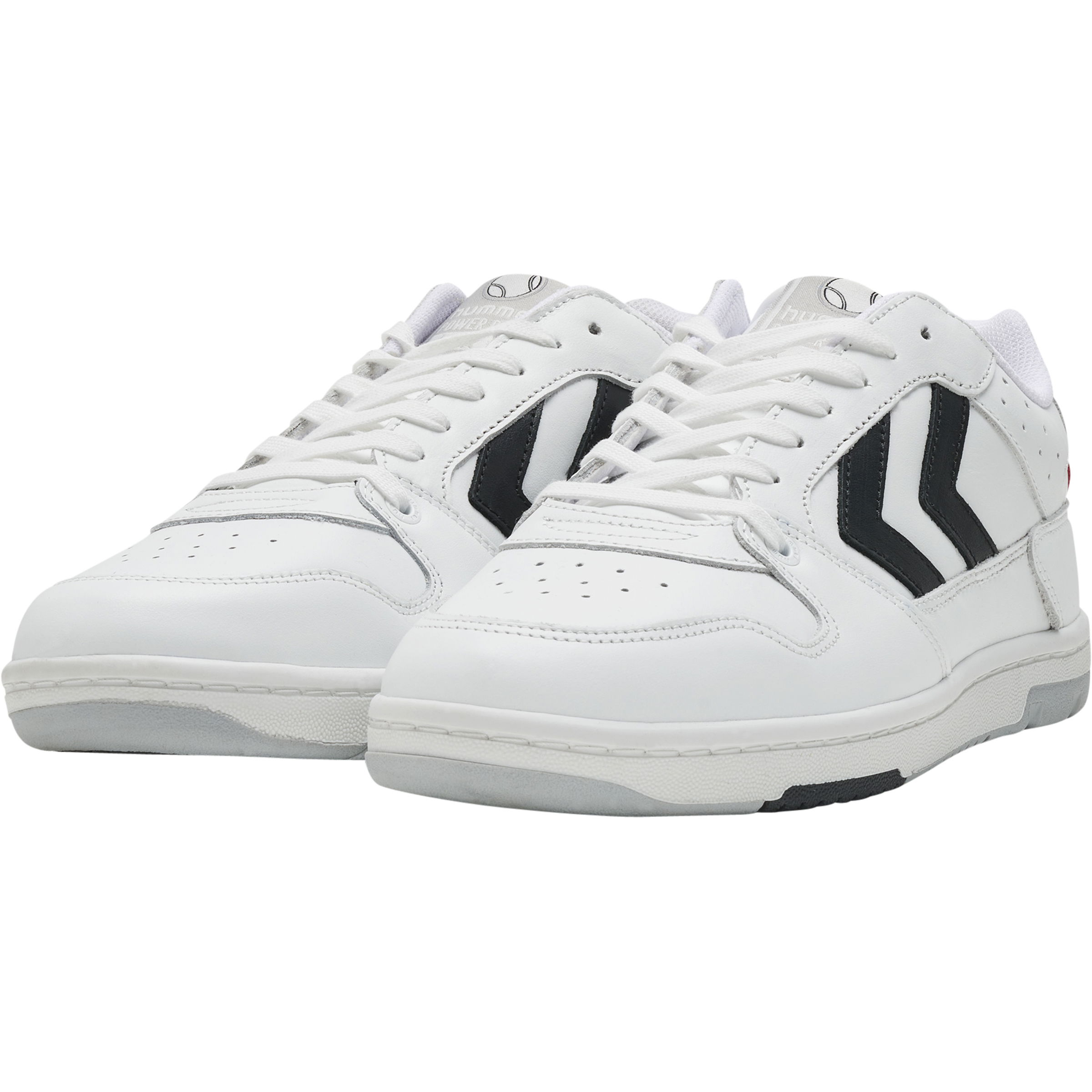 POWER PLAY LEATHER white/black/grey 36