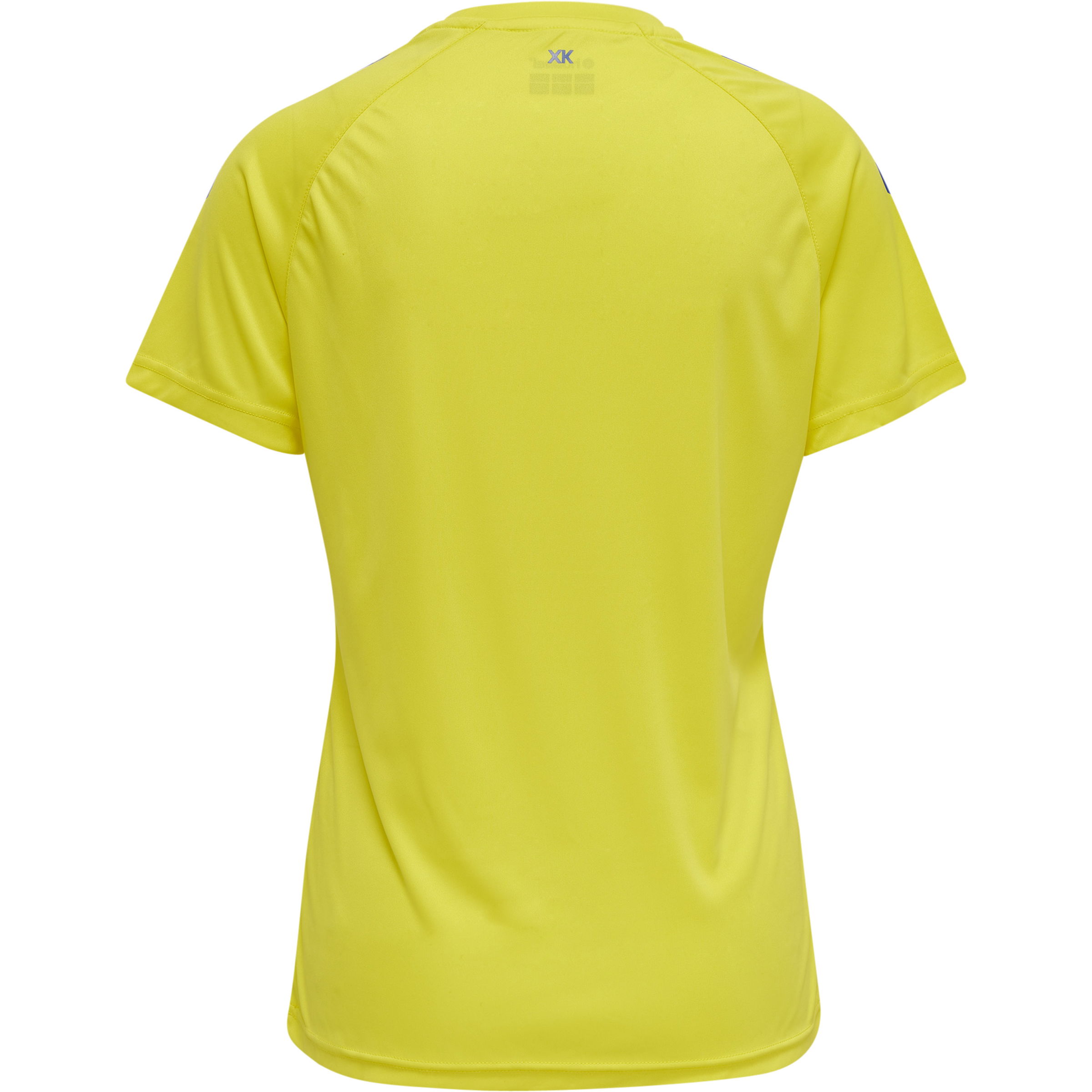 hmlCORE XK CORE POLY TEE  S/S WOMAN blazing yellow/true blue XS