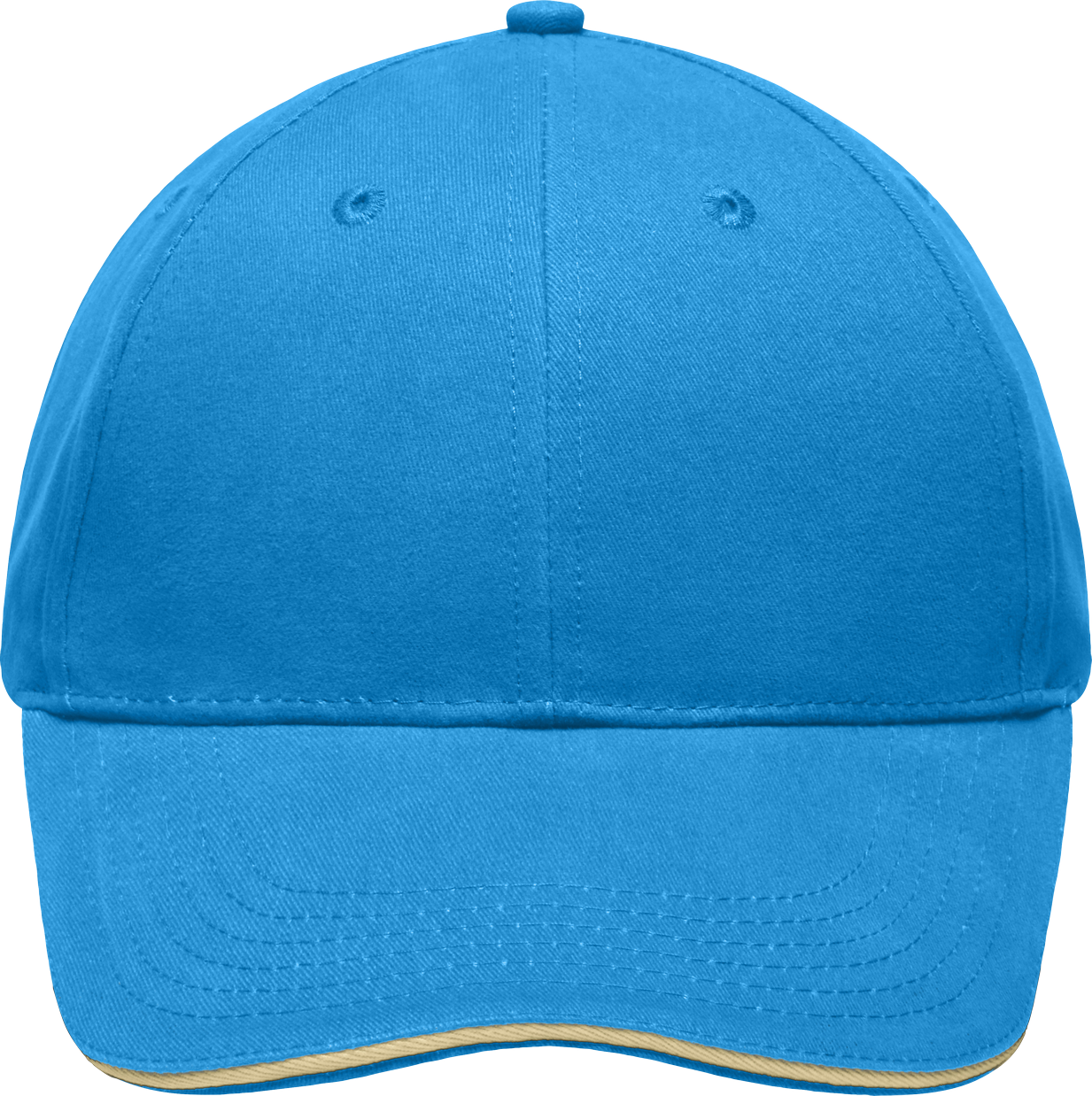 Light Brushed Sandwich Cap turquoise/beige One Size