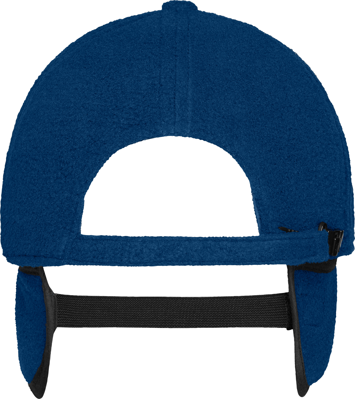 6 Panel Fleece Cap with Earflaps navy One Size