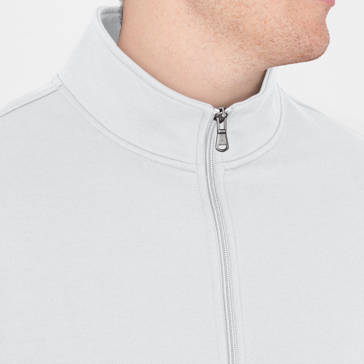 Sweatjacke Doubletex weiß XXL