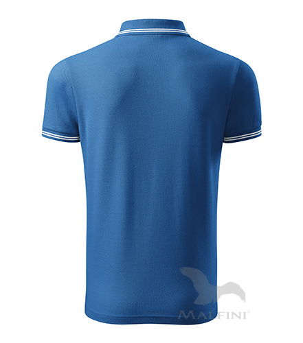 Urban Polohemd Herren azureblau 2XL