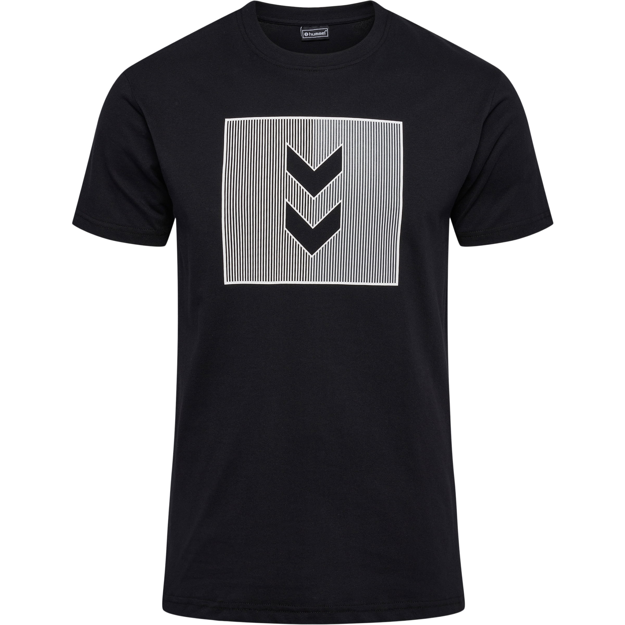 hmlACTIVE STRIPE CO TEE S/S black XL