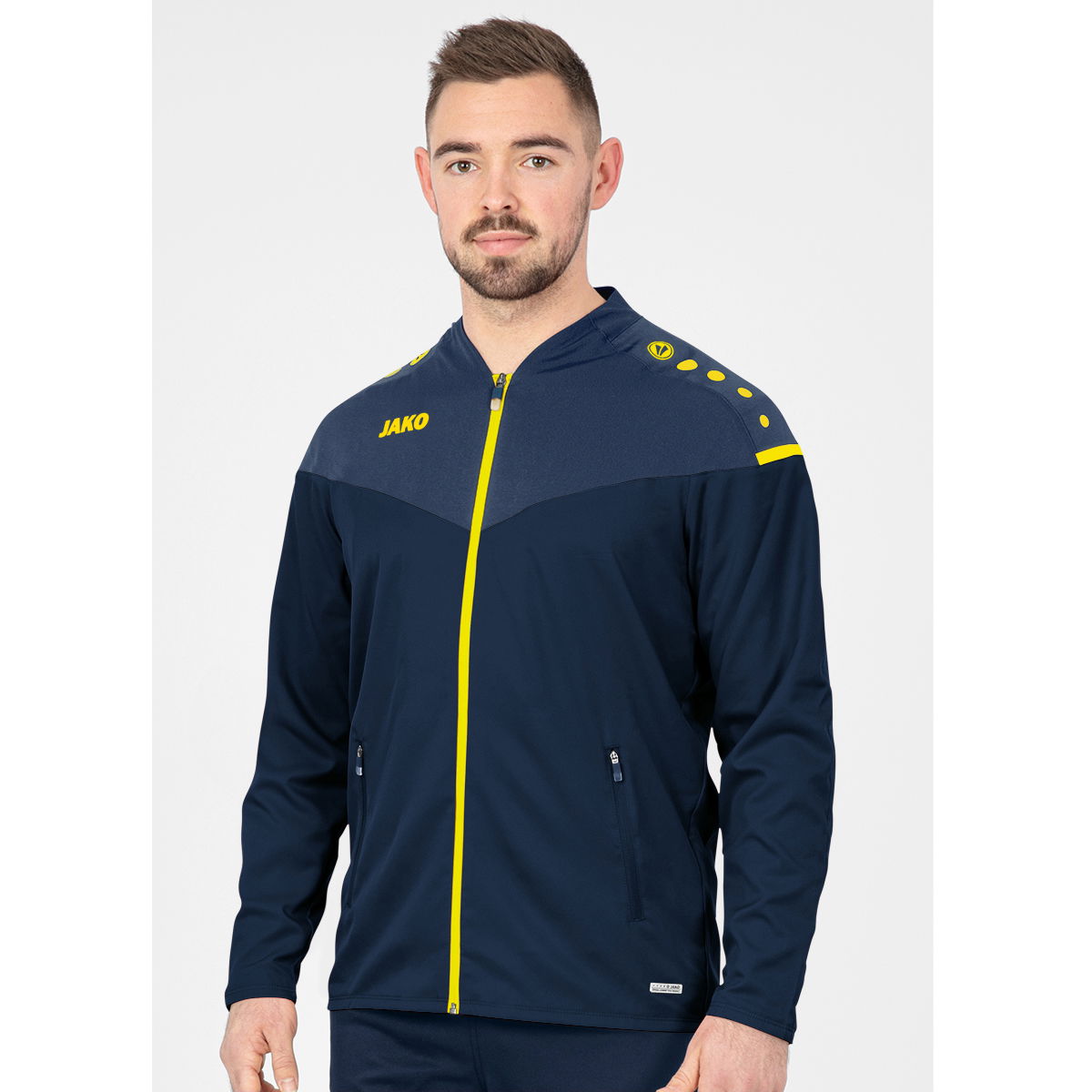 Präsentationsjacke Champ 2.0 marine/darkblue/neongelb XXL