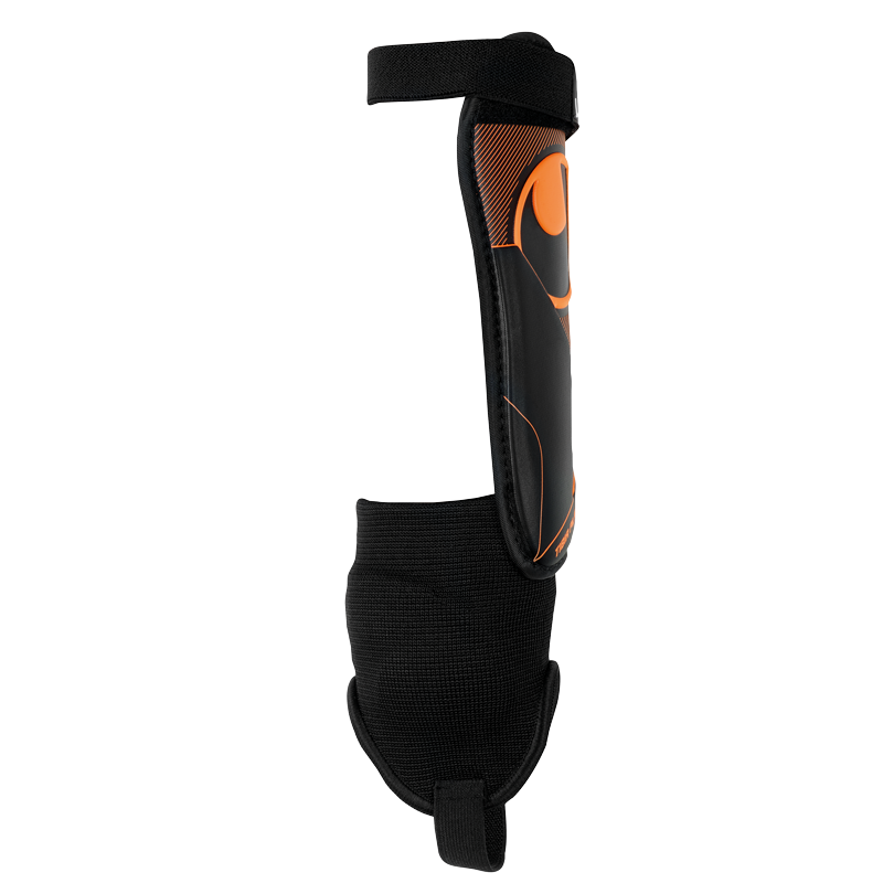 Tibia Plate Pro Schwarz/fluo Orange XL