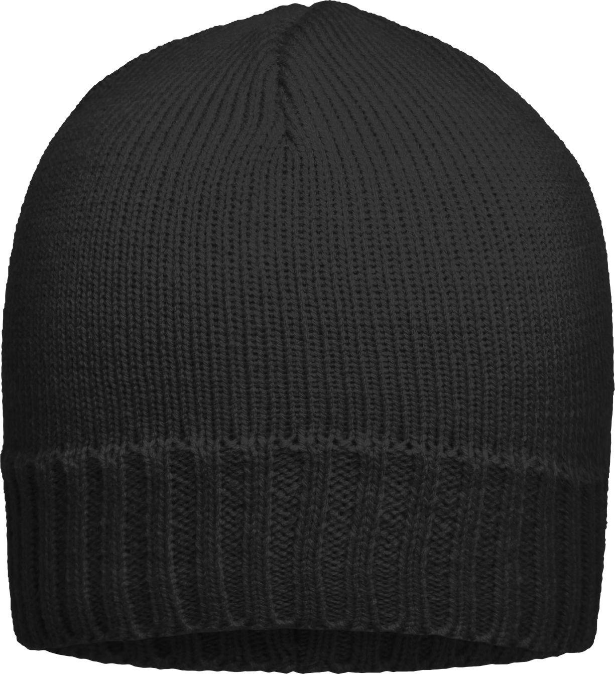 Rib-Beanie black One Size
