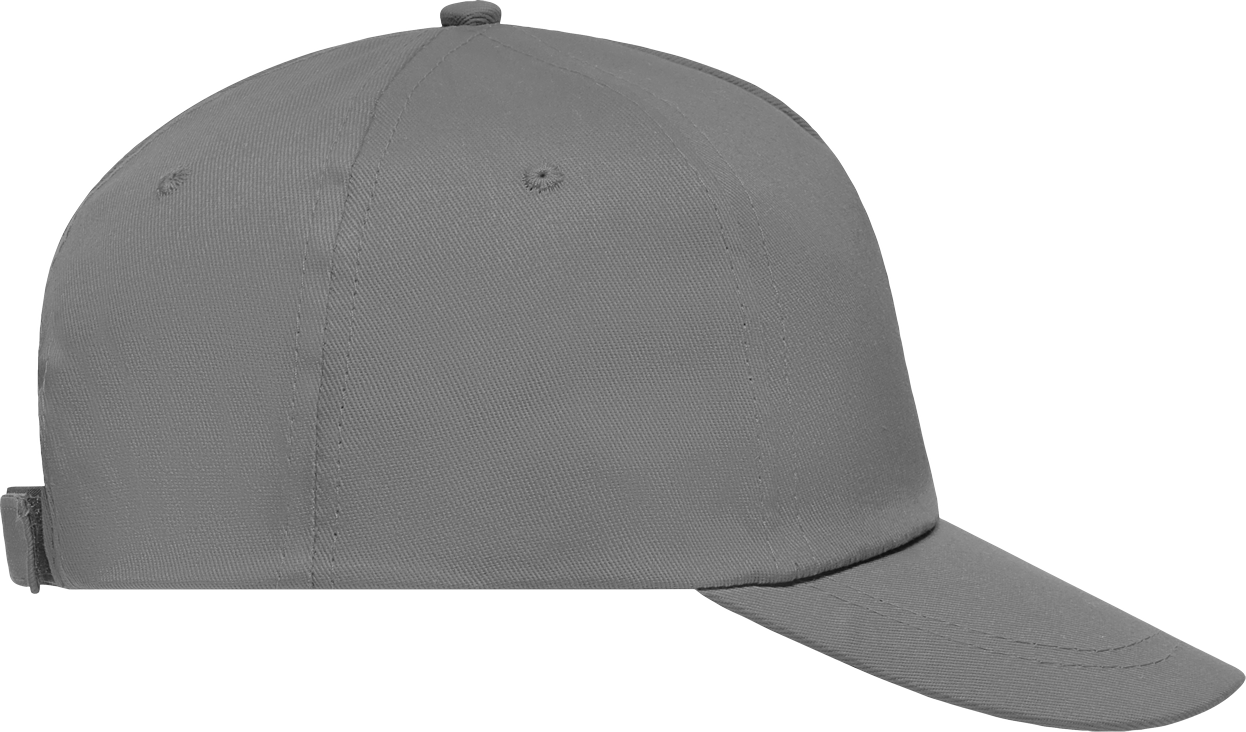 5 Panel Promo Cap Lightly Laminated darkgrey One Size